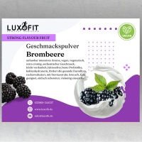 Brombeere Geschmackspulver Fruit Flavour kalorienarm 300 g 2