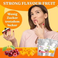Brombeere Geschmackspulver Fruit Flavour kalorienarm 300 g 4