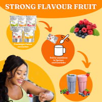 Brombeere Geschmackspulver Fruit Flavour kalorienarm 300 g 7