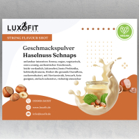 Haselnussschnaps Geschmackspulver Shot Flavour kalorienarm 3