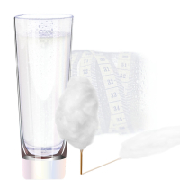 Zuckerwatte Rosa Eiweiß Isolat Protein 
